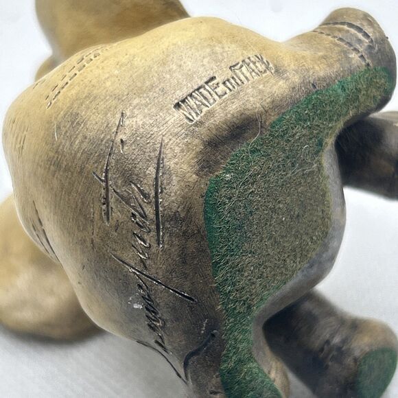 Vintage Guido Cacciapuoti Signed Ceramic Baby Elephant Figurine Collectable - Picture 5 of 5